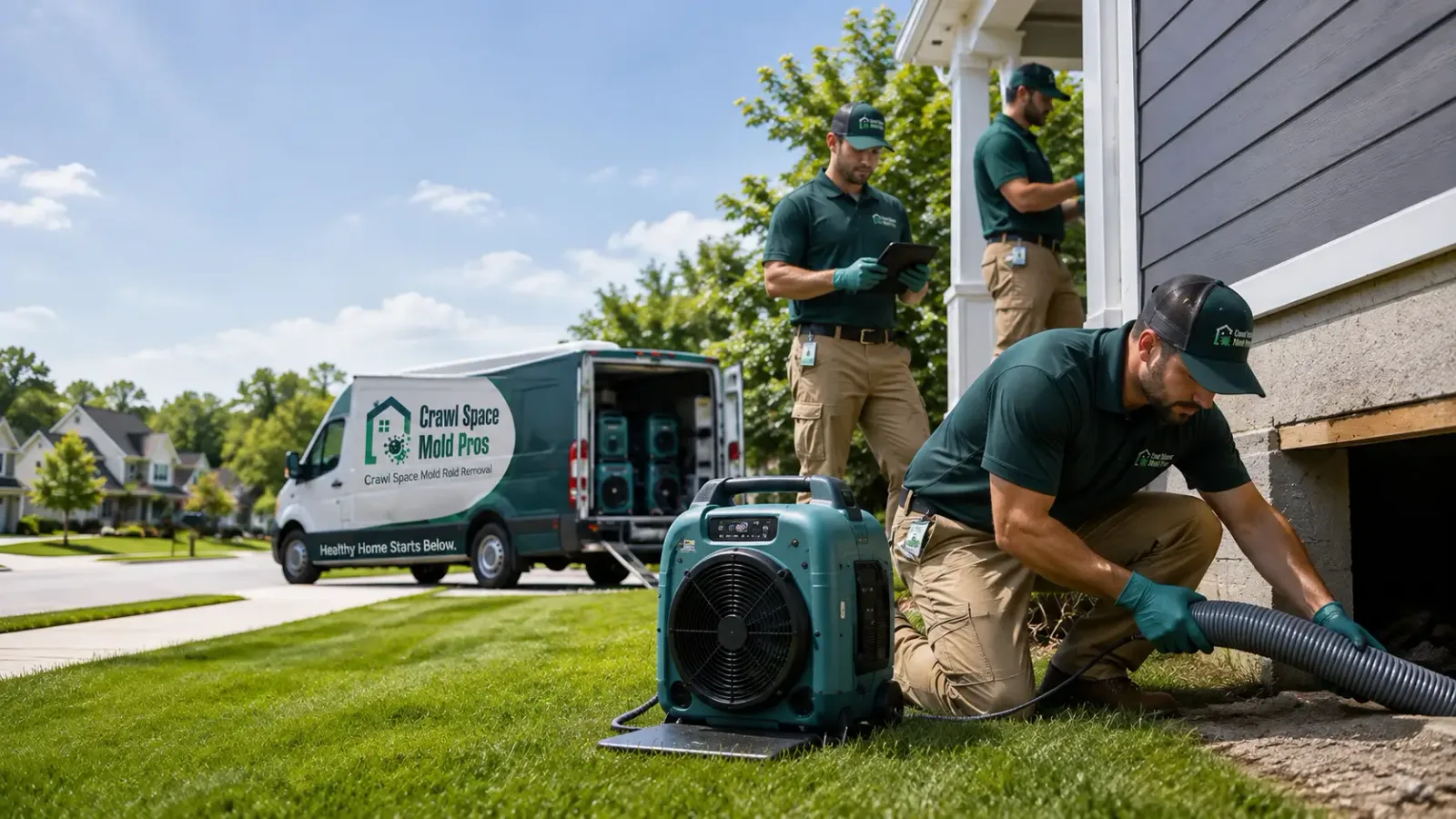 Crawl Space Mold Removal in Cudahy, WI